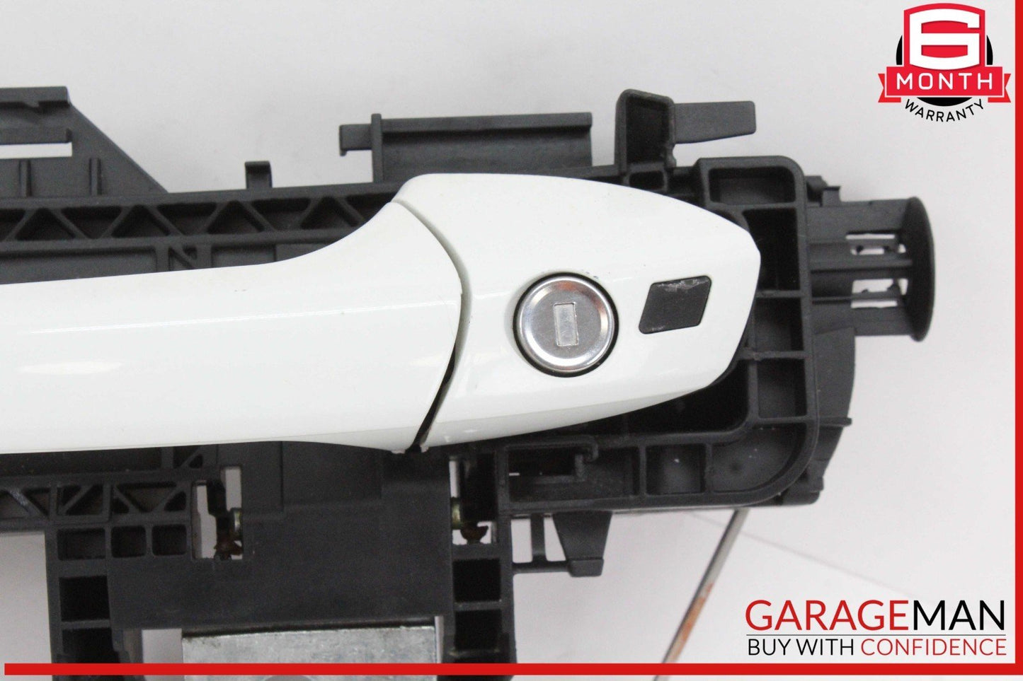 10-15 Mercedes X204 GLK350 4MATIC Front Left Side Exterior Door Handle White OEM