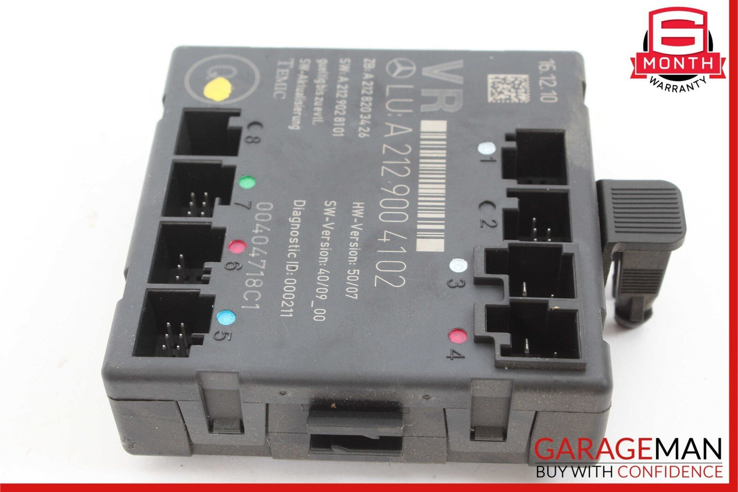 08-14 Mercedes W204 C300 C63 AMG Front Right Side Door Control Module Unit