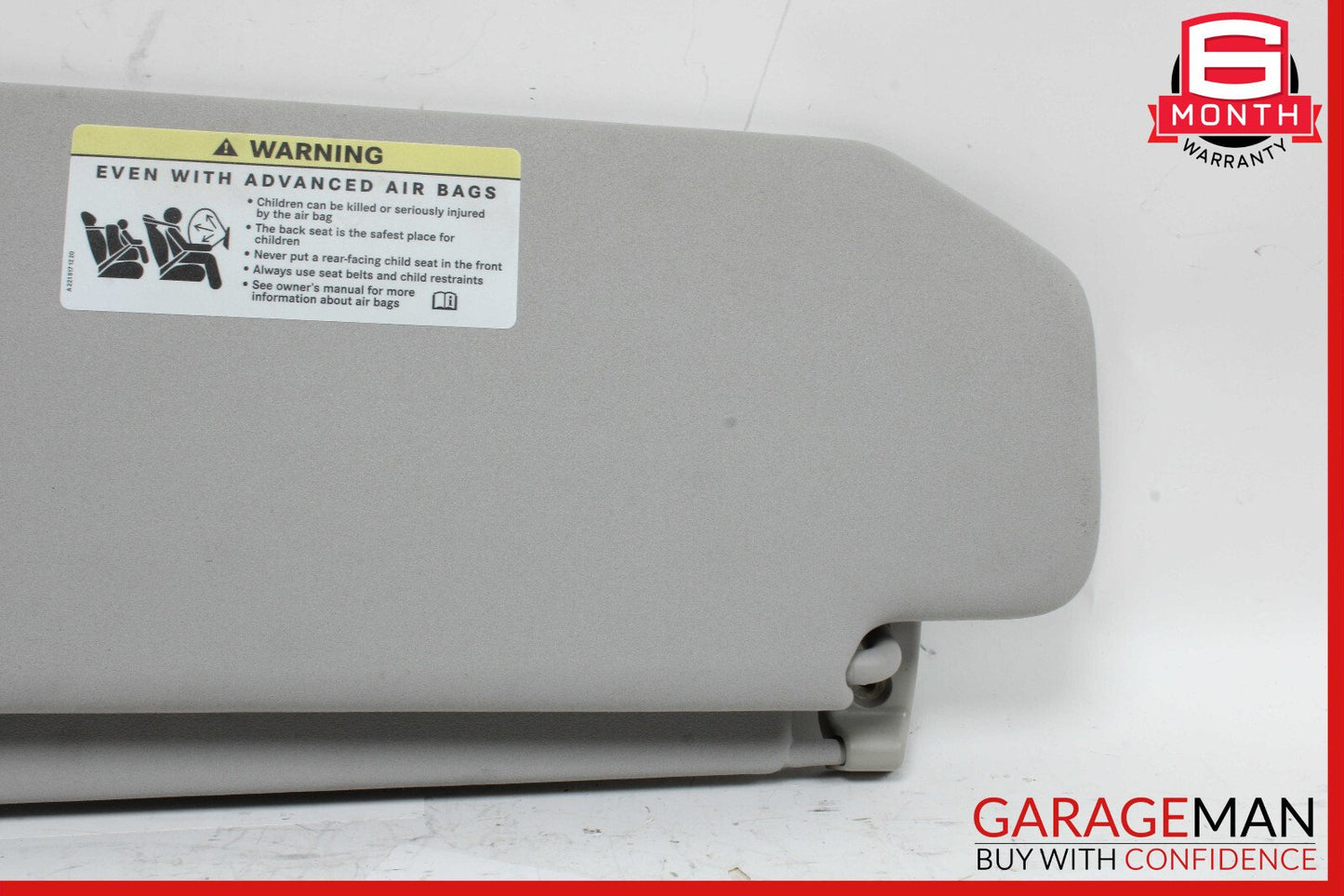 09-13 Mercedes W251 R350 R320 Front Right Side Sun Visor Sun Shade Gray OEM