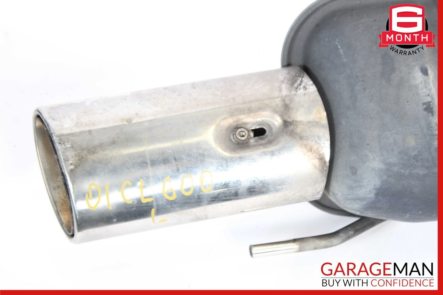 00-06 Mercedes W215 CL600 Sport Rear Exhaust Muffler Tip Set of 2 Pc OEM