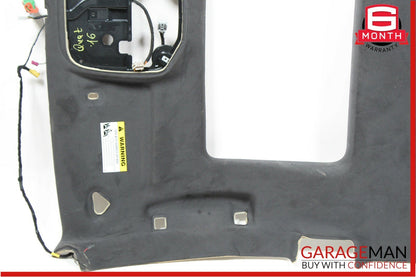 14-16 Maserati Quattroporte Top Upper Roof Headliner Trim Panel Cover Suede OEM
