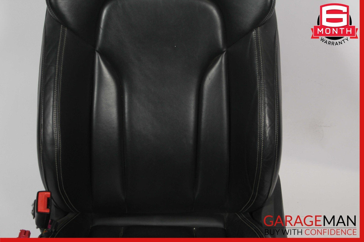 09-17 Audi Q5 Front Left Side Complete Seat Cushion Cover Assembly Black