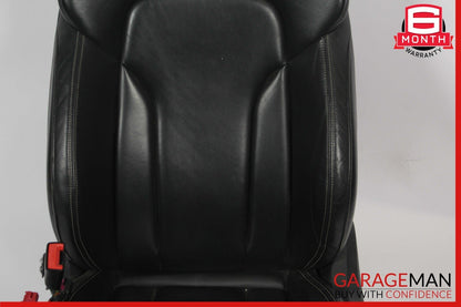09-17 Audi Q5 Front Left Side Complete Seat Cushion Cover Assembly Black