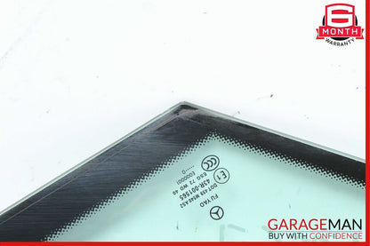 10-13 Mercedes W207 E550 Coupe Rear Left Driver Side Quarter Window Glass