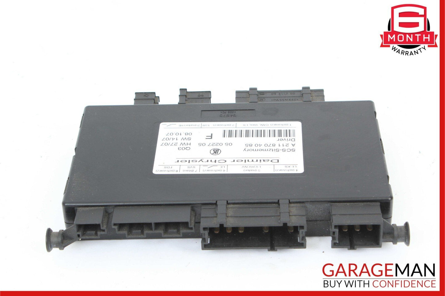 03-13 Mercedes R350 E320 SLK280 GL550 E350 Front Left Seat Control Module Unit