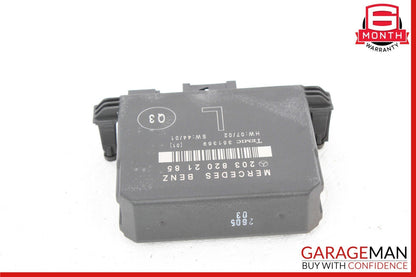 01-07 Mercedes W203 C240 C230 C320 Rear Left Door Control Module 2038202185 OEM