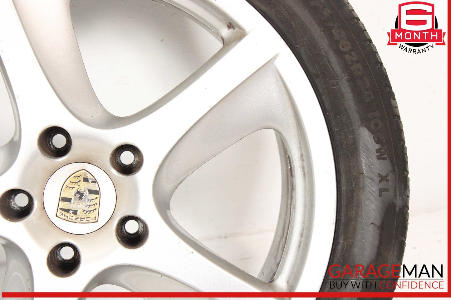 03-10 Porsche Cayenne 955 957 Front Wheel Tire Rim 9 x 20 OEM