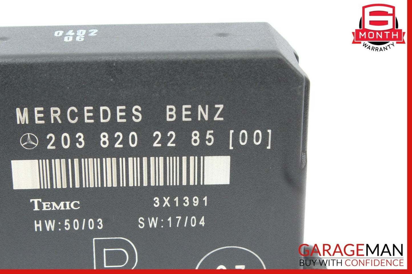01-07 Mercedes W203 C230 C320 C55 AMG Rear Right Side Door Control Module Unit