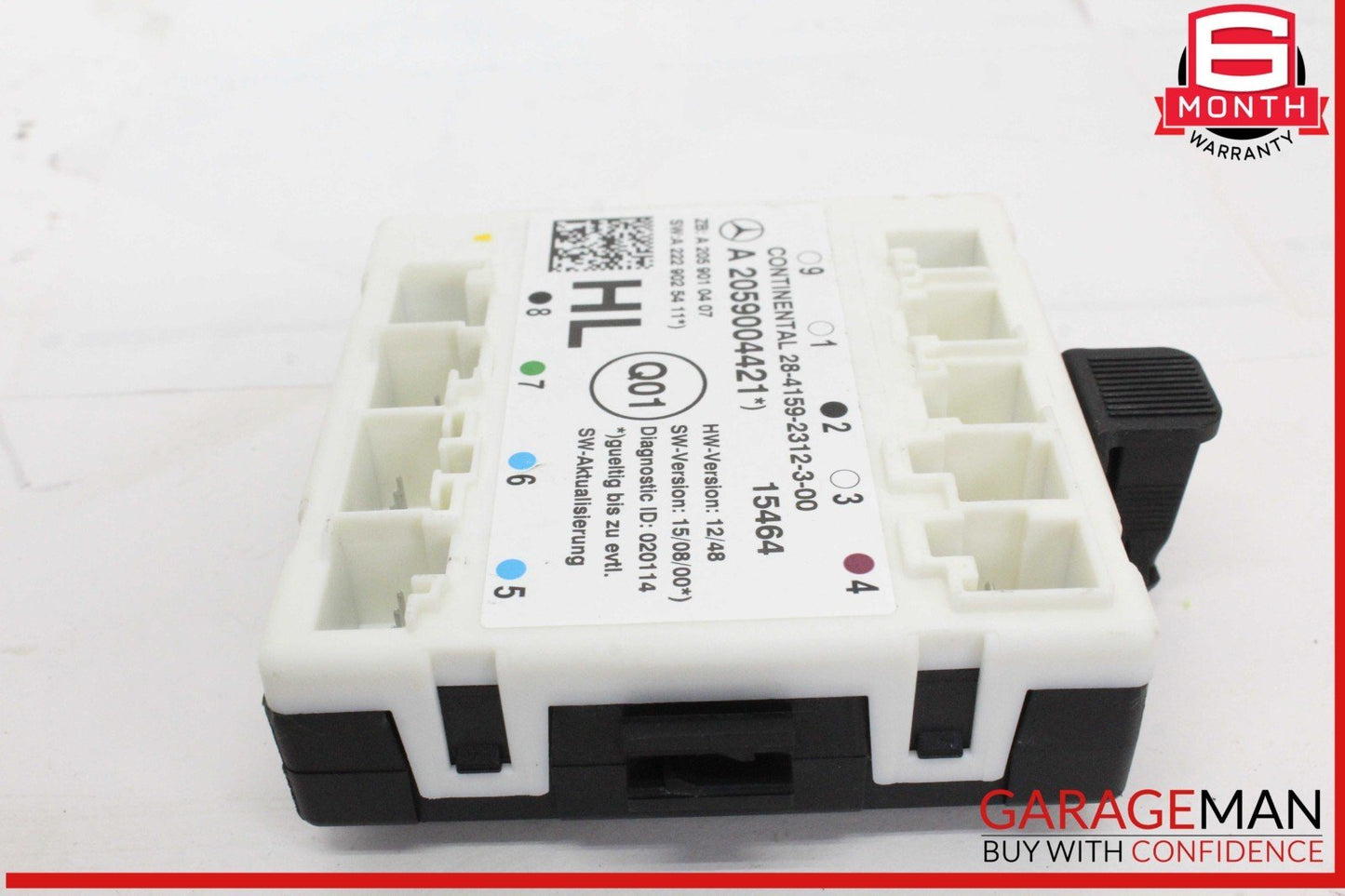 16-19 Mercedes W205 C300 C350e Rear Left Driver Side Door Control Module Unit