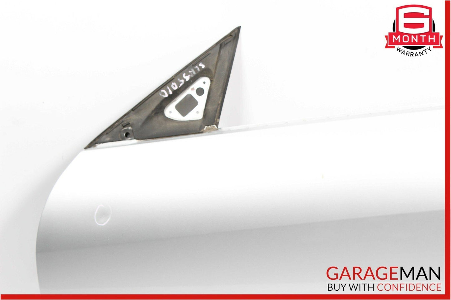 05-11 Mercedes R171 SLK350 Front Left Driver Side Exterior Door Panel Silver