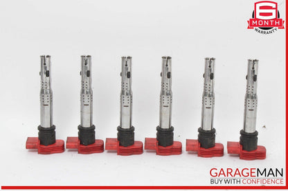 07-15 Audi Q7 A6 S6 Ignition Coils Set of 6 Pc 06E905115E OEM