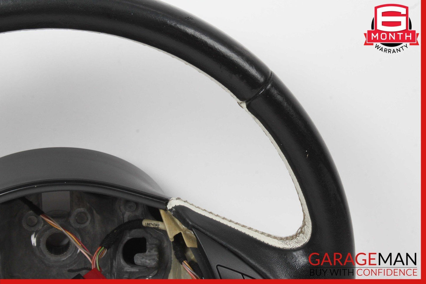 12-19 Fiat 500E Front Left Driver Side Steering Wheel Black P5RR80JXWAB OEM