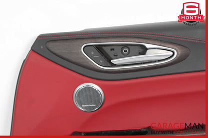 17-19 Alfa Romeo Giulia Front Right Side Interior Door Panel Trim Cover Assembly