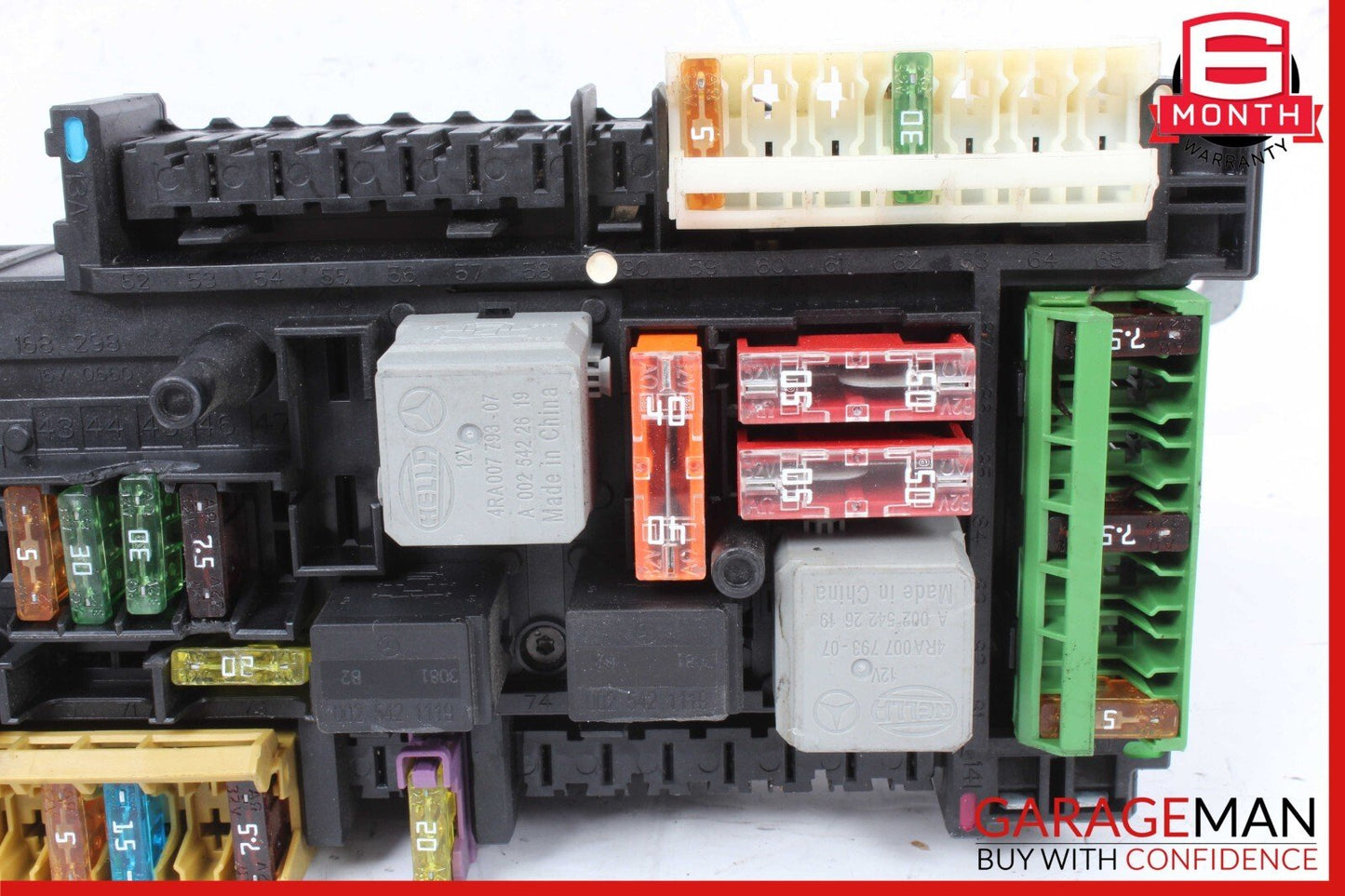 12-14 Mercedes W204 C250 C350 C63 AMG Rear SAM Module Relay Fuse Box Assy