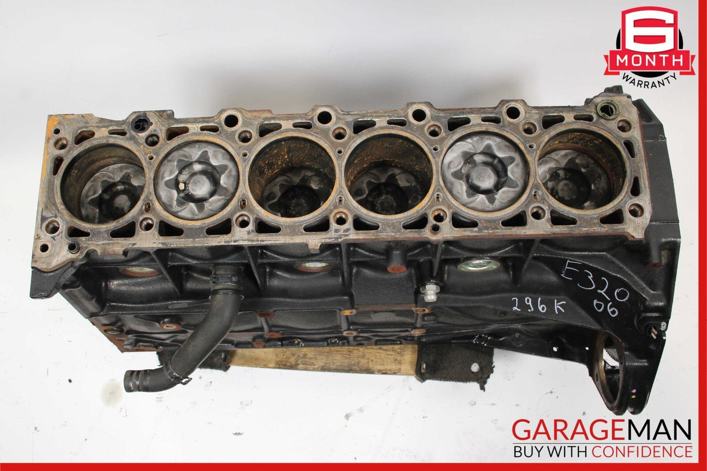 05-06 Mercedes W211 E320 CDI Diesel 3.2L I6 OM648 Short Block Engine Motor 296k