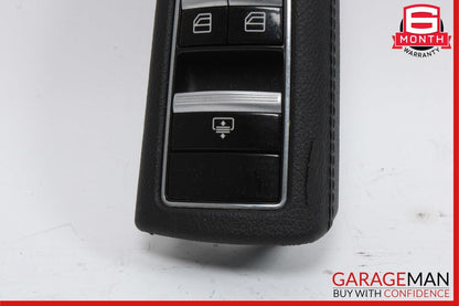 07-13 Mercede W221 S400 S550 Rear Left Side Window Control Switch Trim Black