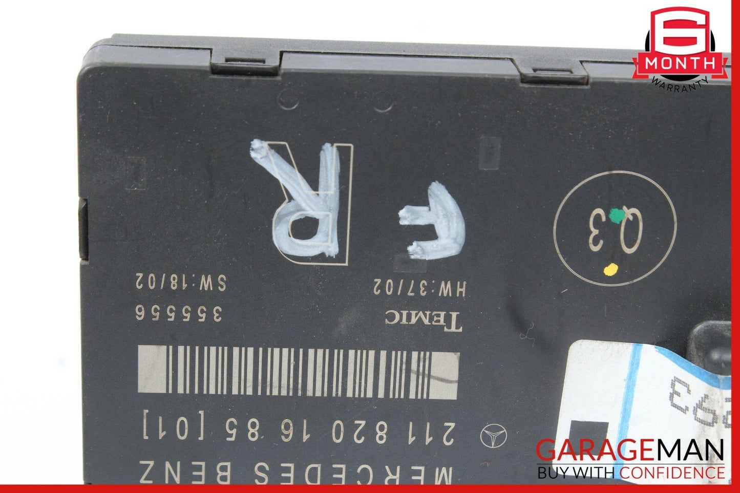 03-09 Mercedes W211 E320 E550 Front Right Passenger Side Door Control Module