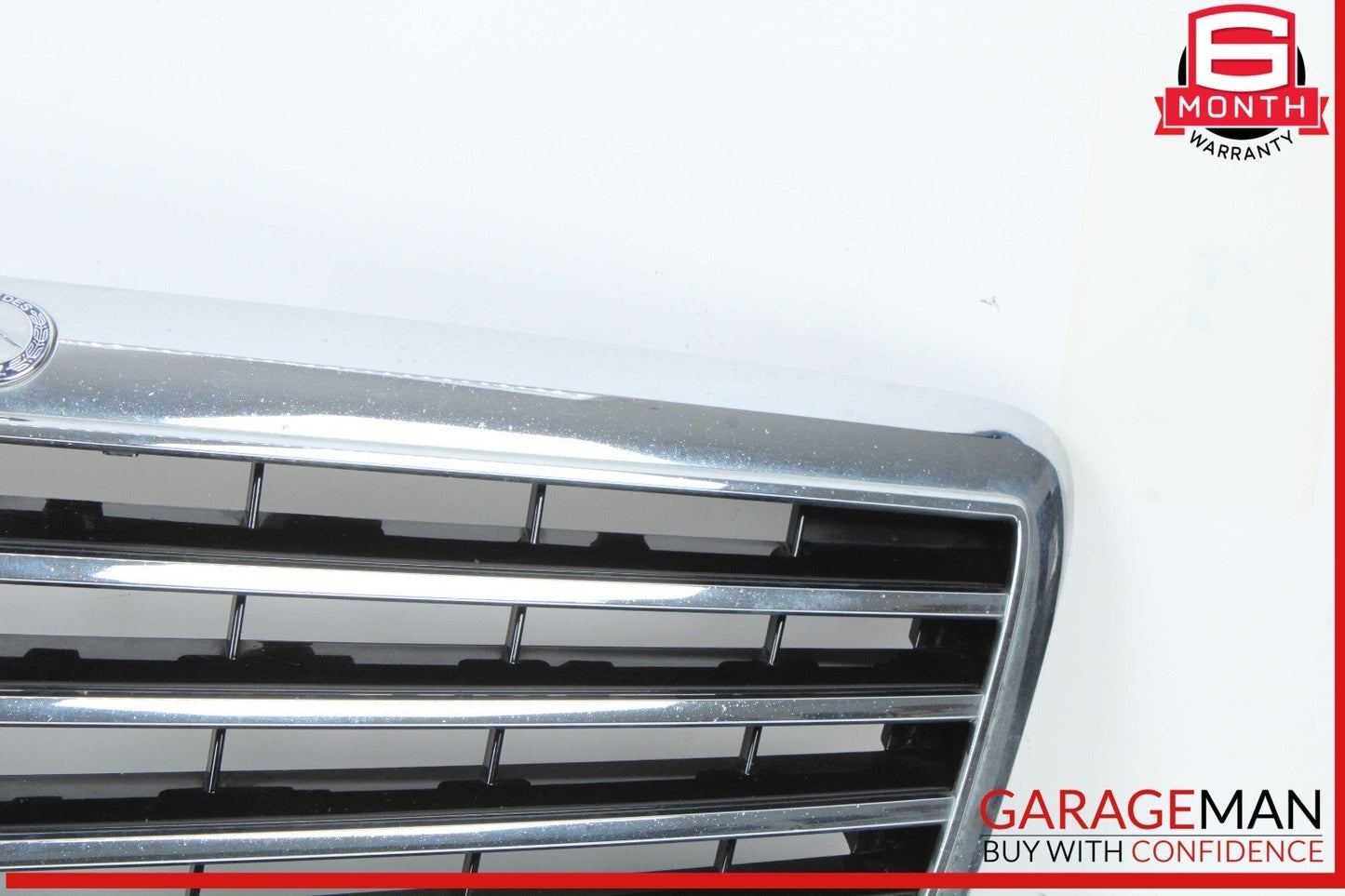 07-09 Mercedes W211 E350 E500 Front Center Bumper Grill Grille Trim Cover Panel
