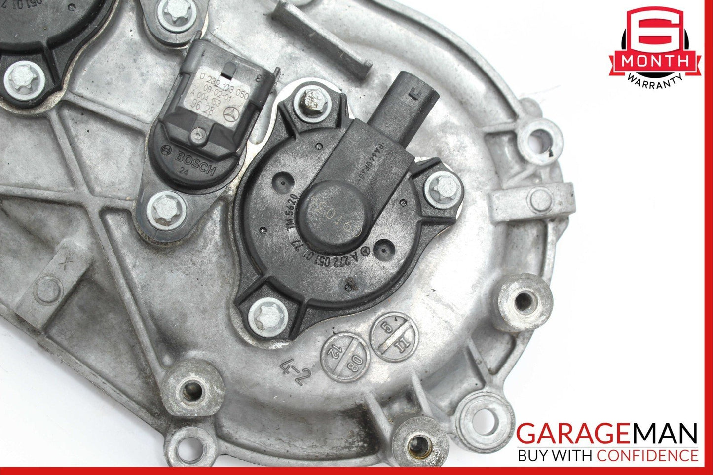 05-13 Mercedes W204 C300 Front Left Side Engine Timing Chain Cover Plate OEM