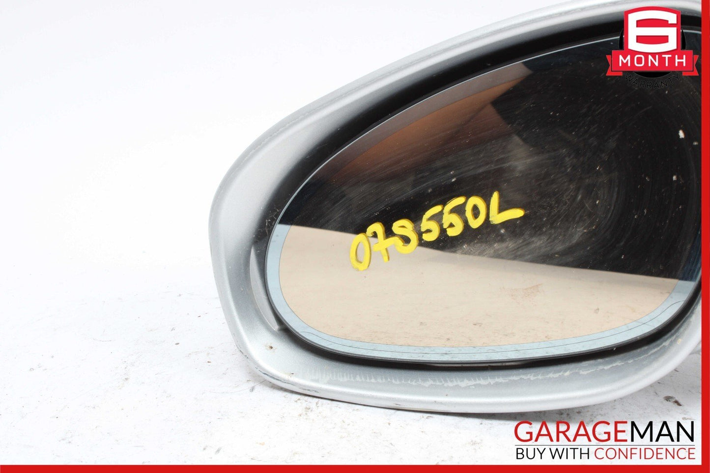 07-09 Mercedes W221 S550 S63 AMG Front Left Side Rear View Door Mirror Silver