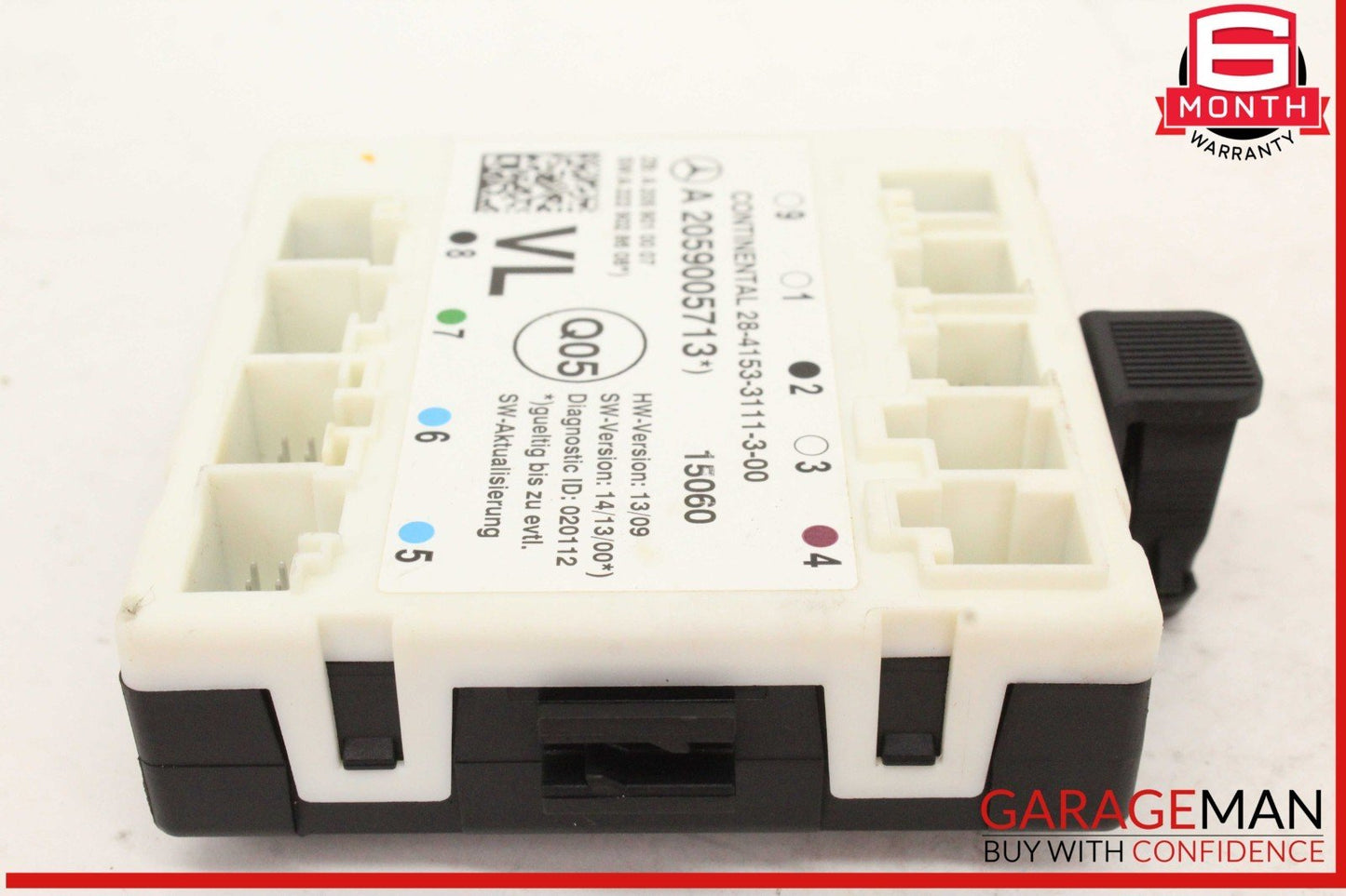 15-18 Mercedes W205 C300 Front Left Driver Side Door Control Module Unit OEM