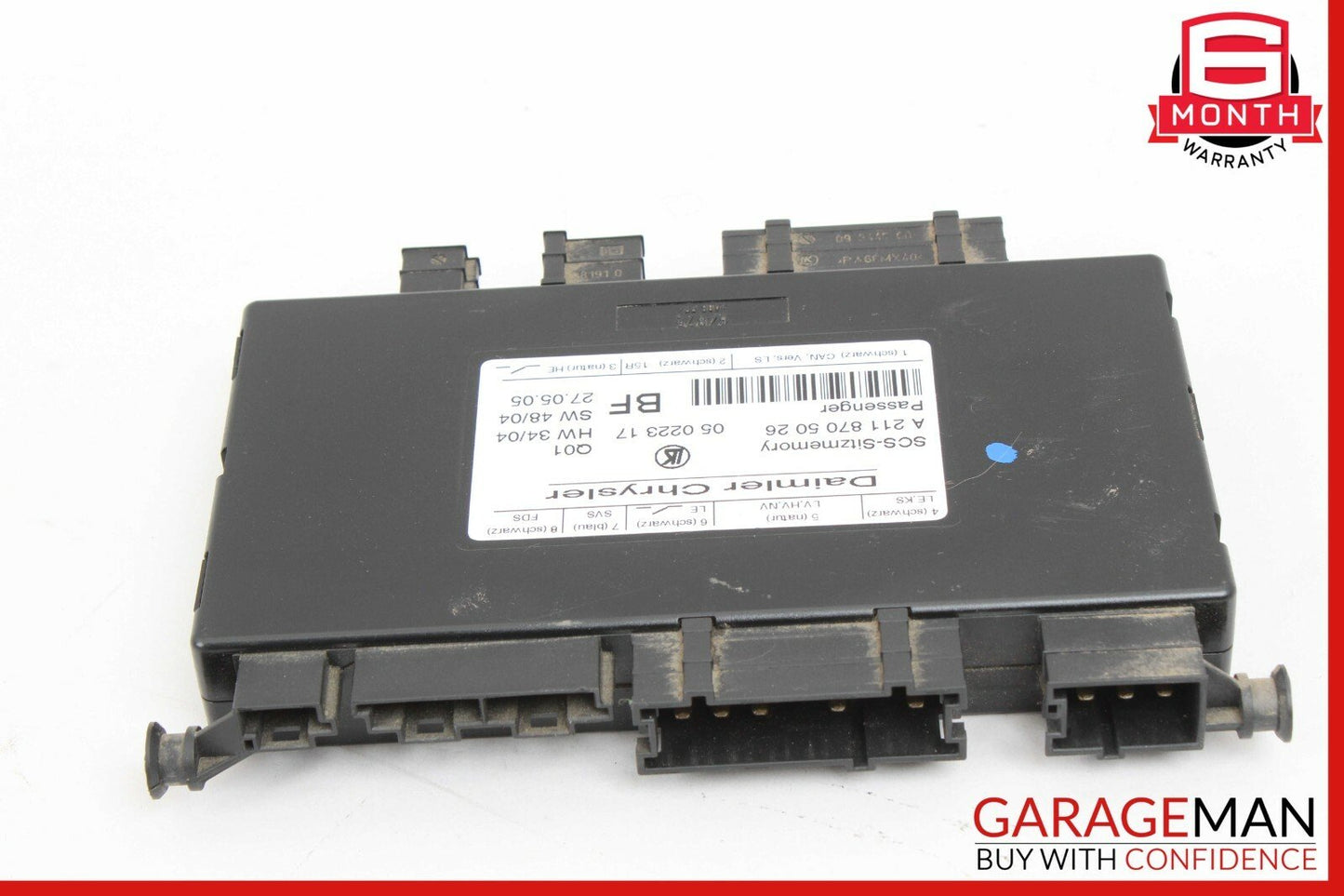 03-11 Mercedes W211 E350 GL450 CLS500 Front Right Side Seat Control Module OEM