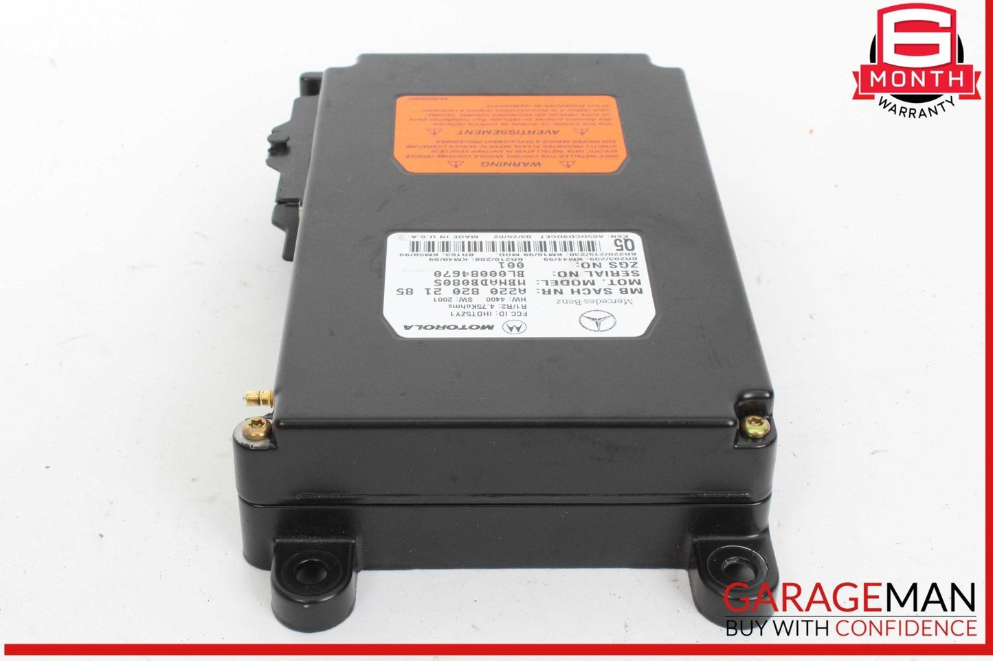 00-06 Mercedes W210 E320 Voice Command Control Module 2208202185 OEM