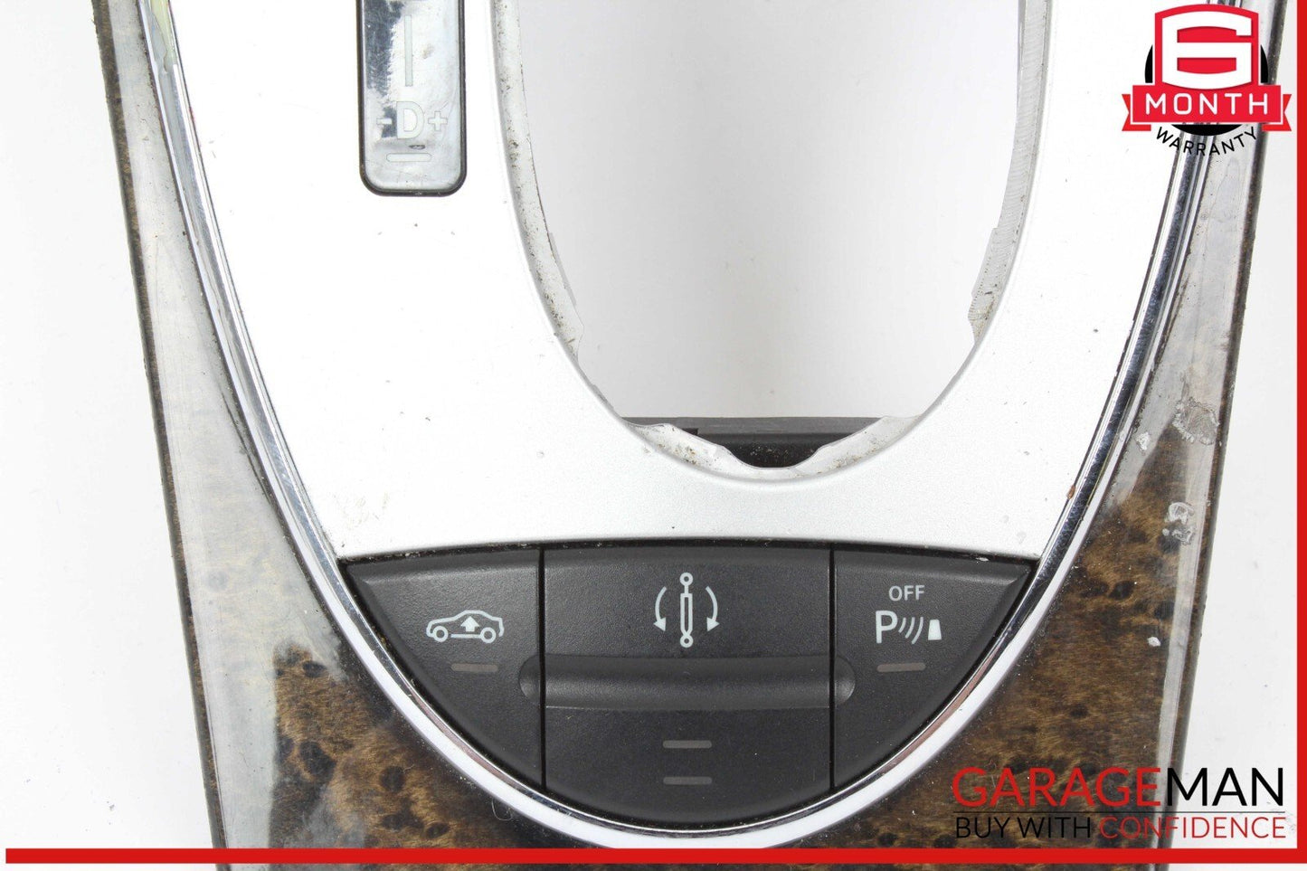 03-06 Mercedes W211 E55 AMG Gear Shift Shifter Bezel Trim Wood OEM
