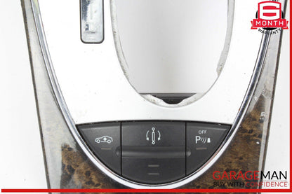 03-06 Mercedes W211 E55 AMG Gear Shift Shifter Bezel Trim Wood OEM