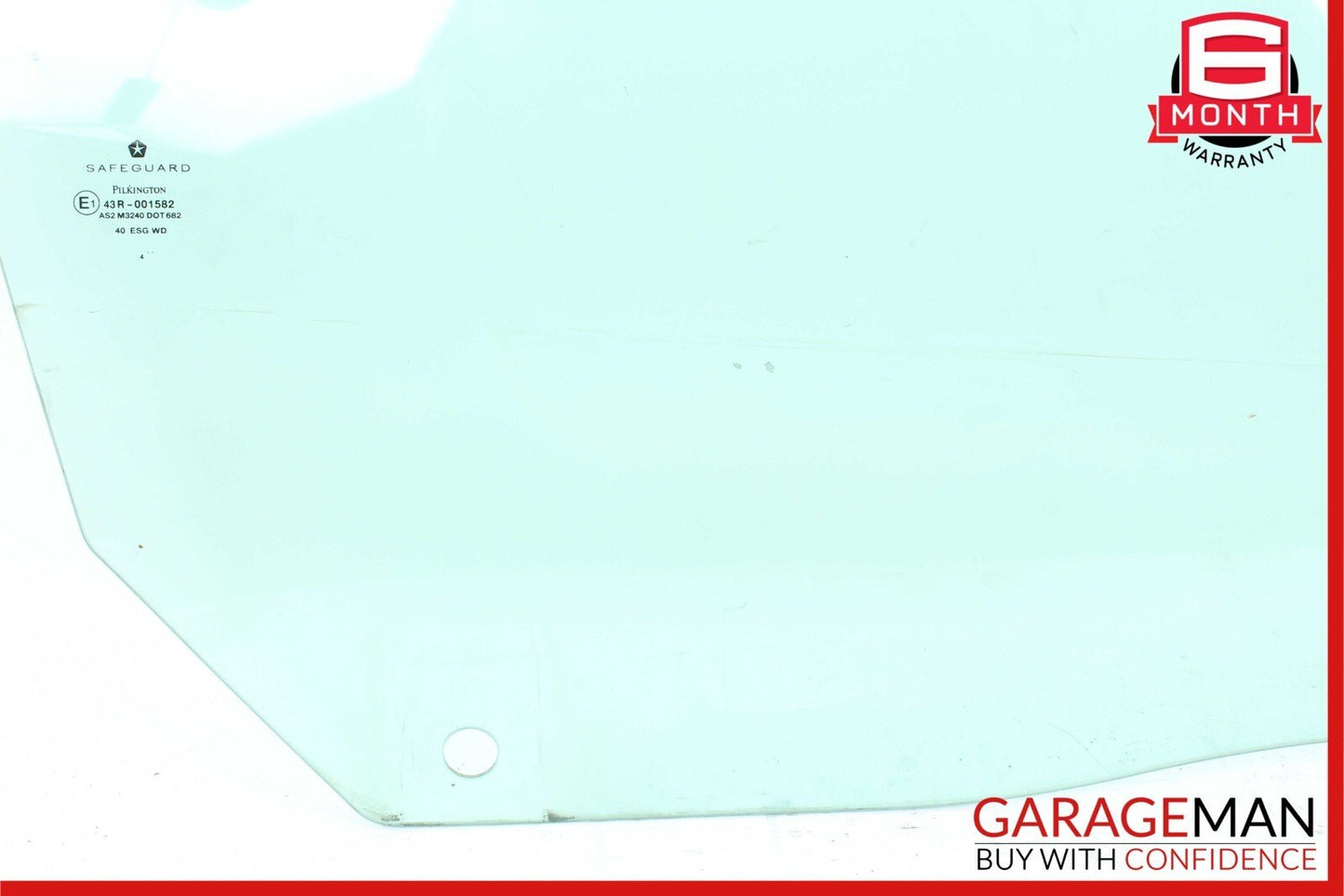 04-08 Chrysler Crossfire Pilkington Front Right Side Door Window Auto Glass OEM