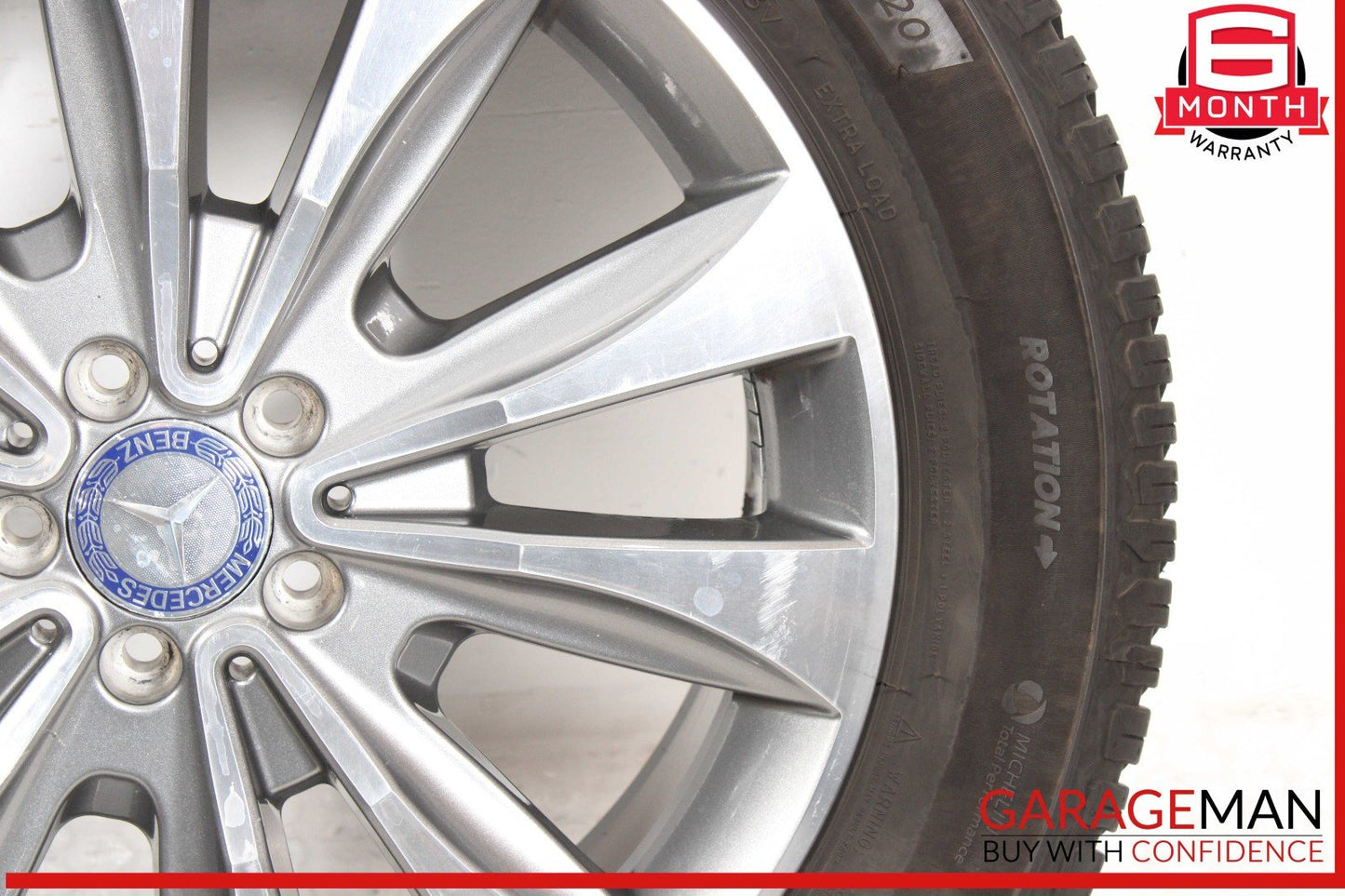 13-19 Mercedes X166 GL450 GL550 Wheel Tire Rim 8.5J x 20H2 ET62 1664012802 OEM