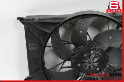 10-13 Mercedes W221 S550 CL550 Engine Cooling Fan Shroud Motor Assembly OEM