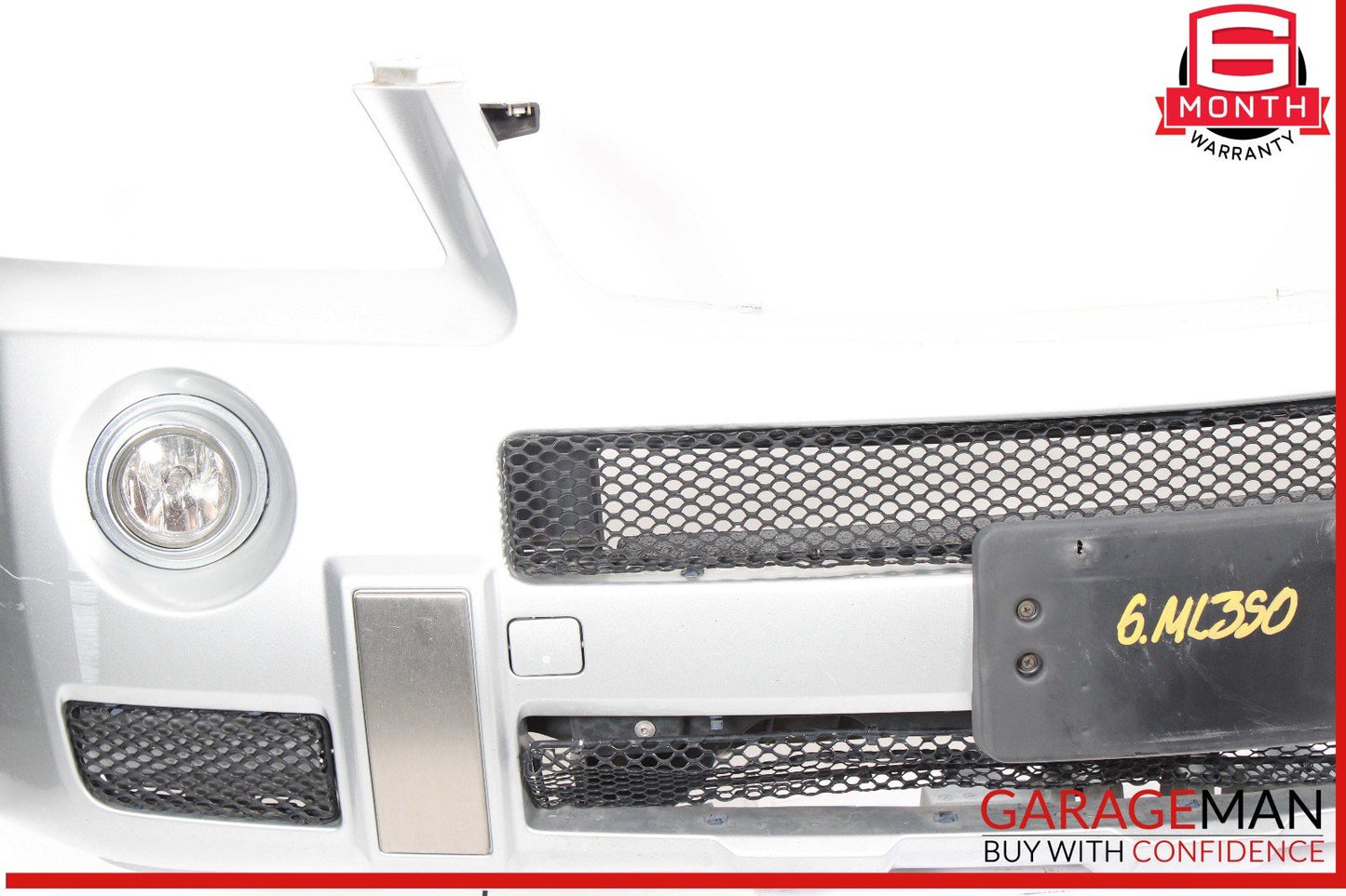 06-08 Mercedes W164 ML350 Sport Front Bumper Cover Assembly Silver OEM