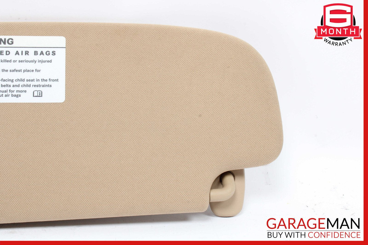 Mercedes CL600 S63 AMG Front Right Side Sun Visor Shade Sunvisor Brown OEM