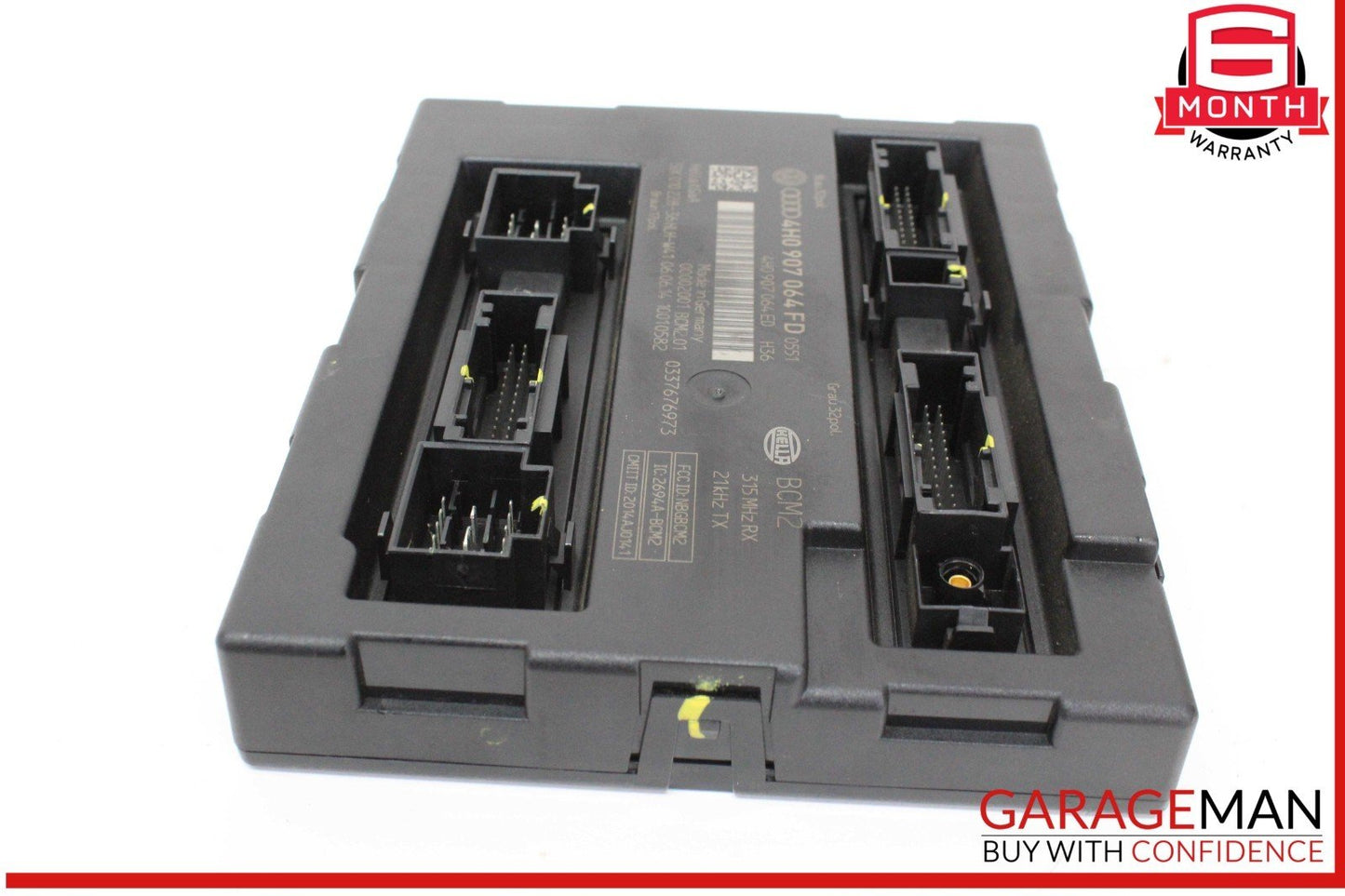 12-18 Audi A6 S6 A7 BCM Comfort Body Control Module Unit 4H0907064FD OEM