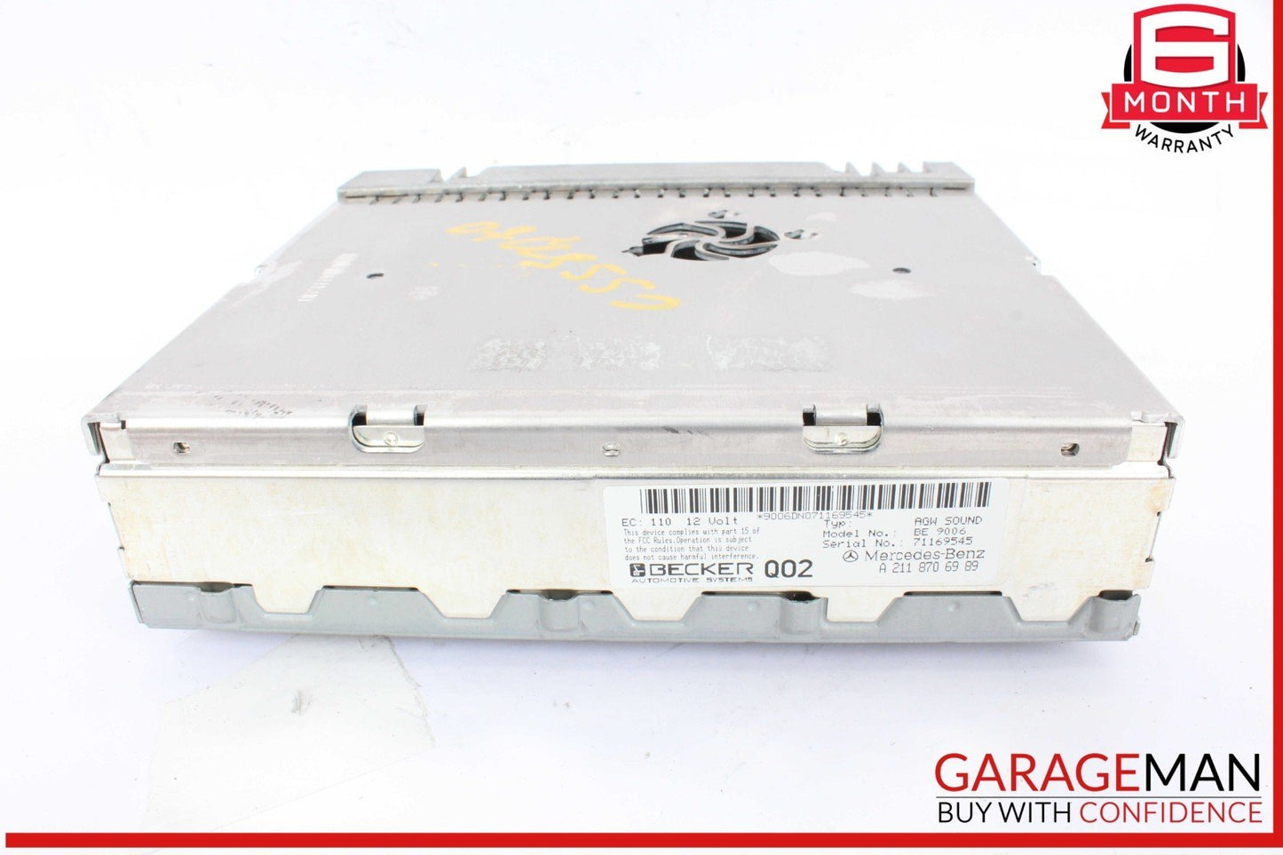 03-08 Mercedes W219 CLS550 SLK280 Amplifier Amp Becker Audio Module BE 9006