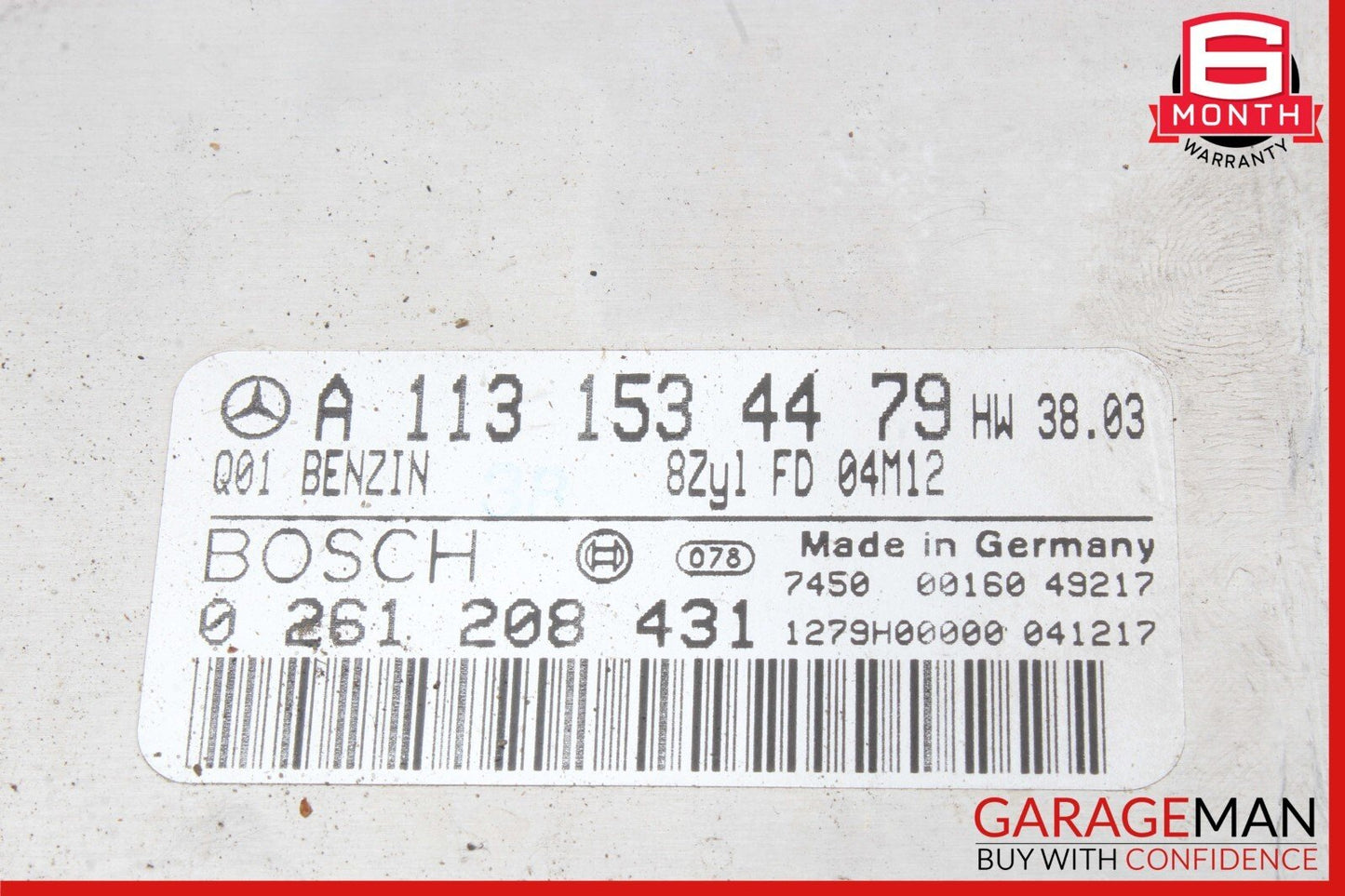 03-06 Mercedes R230 SL500 CLS500 S430 ECU ECM Engine Control Module Unit OEM