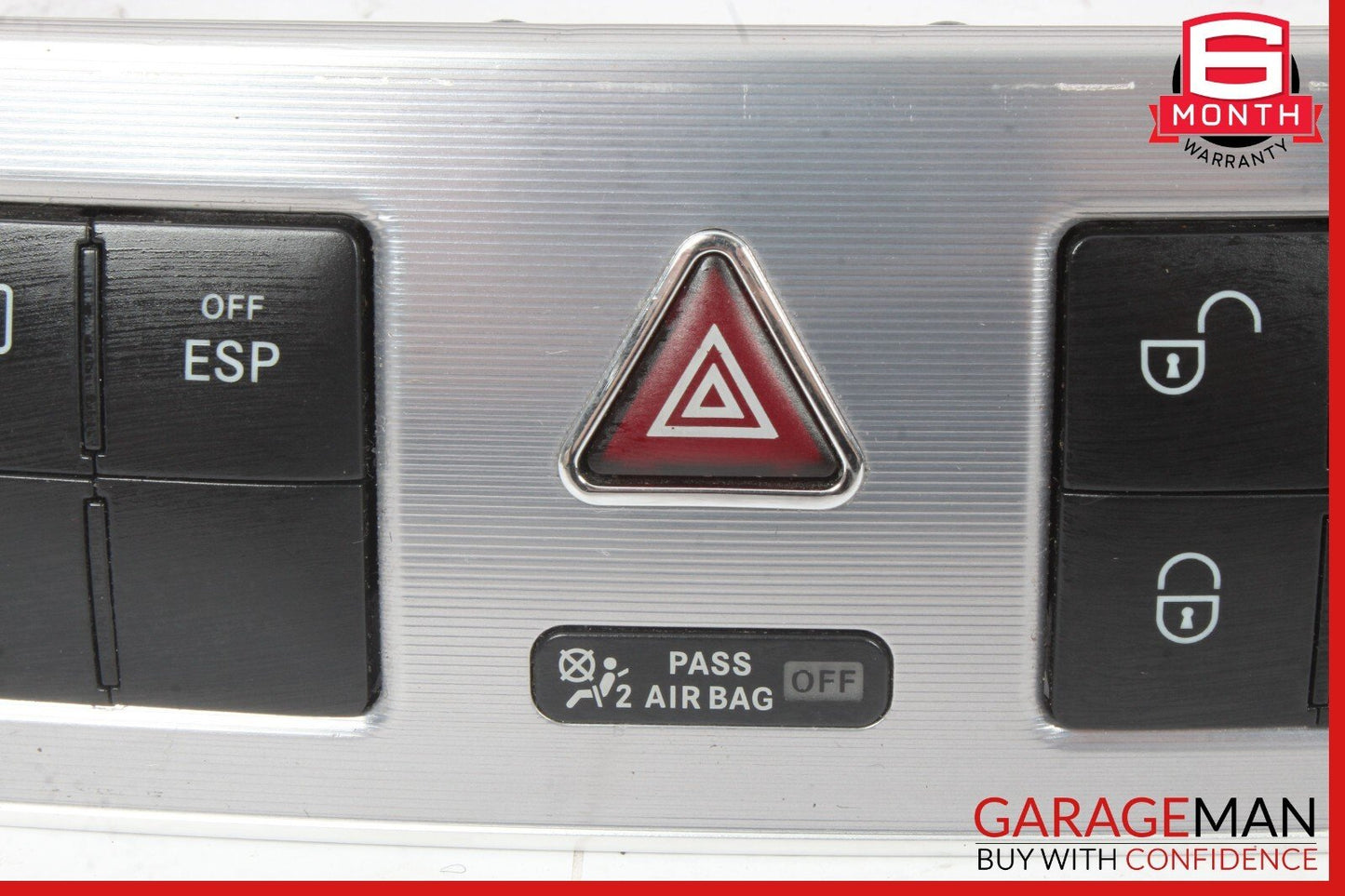 05-07 Mercedes W203 C230 C280 Dash Hazard Door Lock ESP Control Switch Module