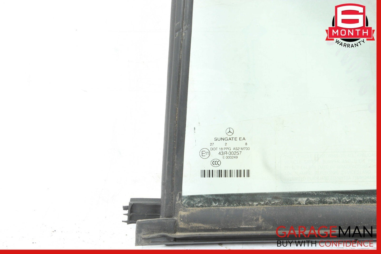 07-13 Mercedes W221 S600 S550 Rear Left Side Quarter Door Window Auto Glass OEM