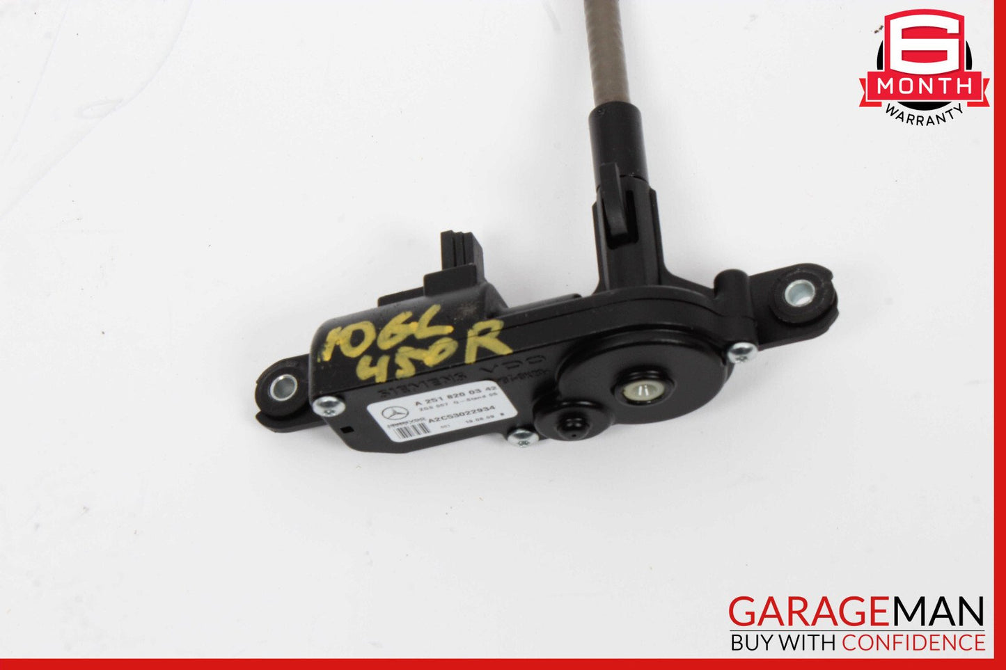 06-12 Mercedes X164 GL450 ML450 Rear Right Quarter Window Regulator Motor OEM