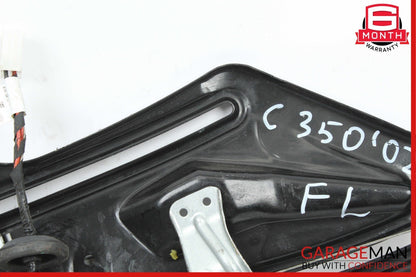 10-16 Mercedes W207 E350 E400 Rear Left Window Regulator Motor Plate Frame Assy