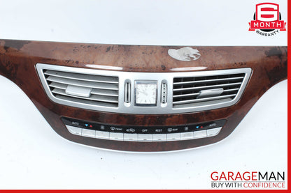 07-13 Mercedes W221 S550 Center Dash Heater Switch Control Panel Assembly OEM