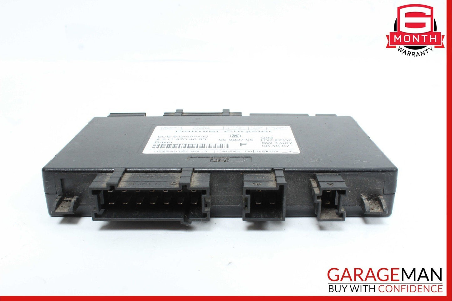 03-12 Mercedes CLS550 GL320 E350 E320 Front Left Side Seat Control Module Unit