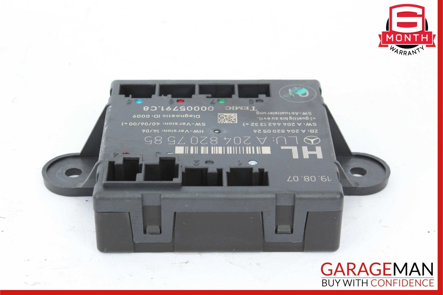 08-18 Mercedes W204 C300 CLS500 GLK350 Rear Left Side Door Control Module Unit