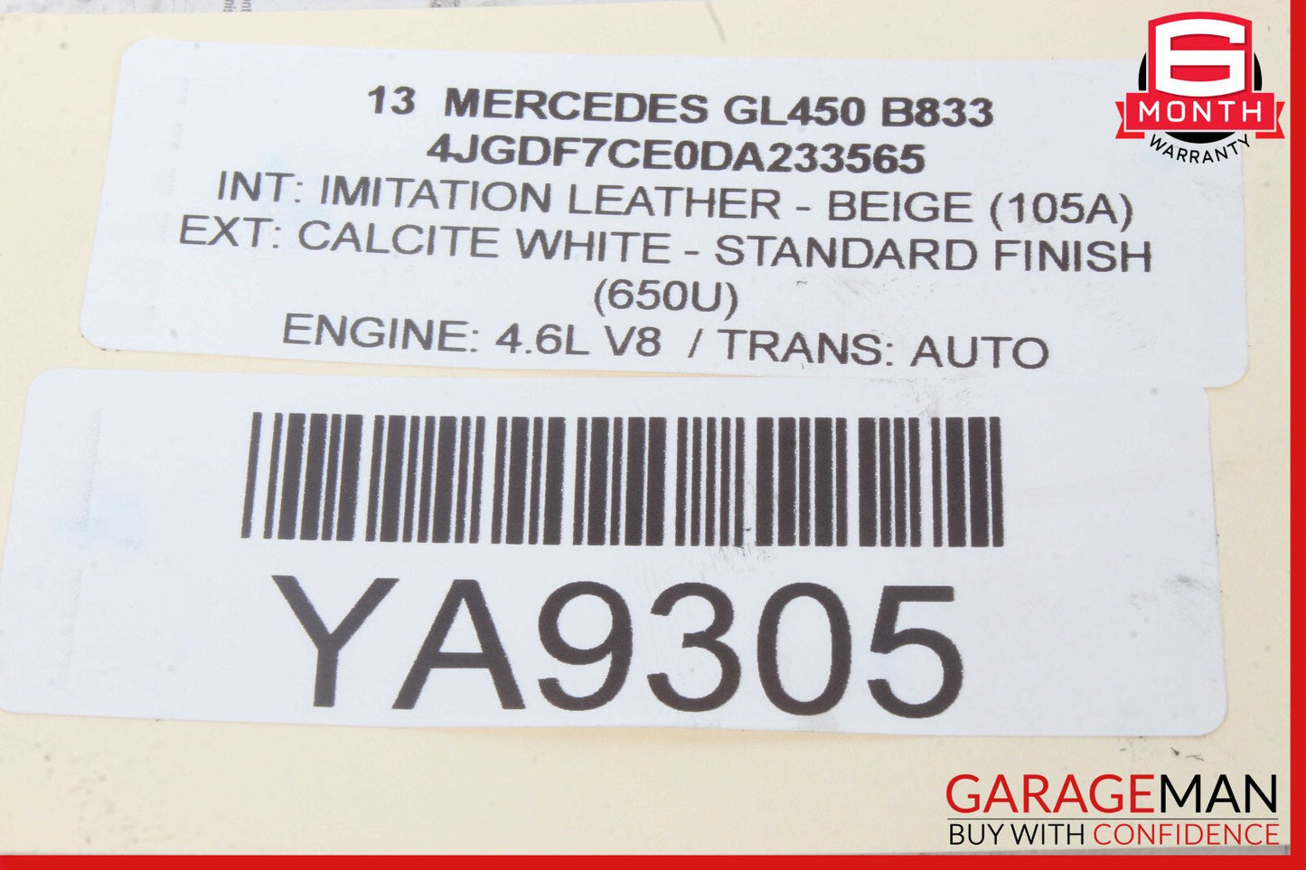12-19 Mercedes X166 GL450 ML350 GLE350 Rear Left Side Door Control Module OEM