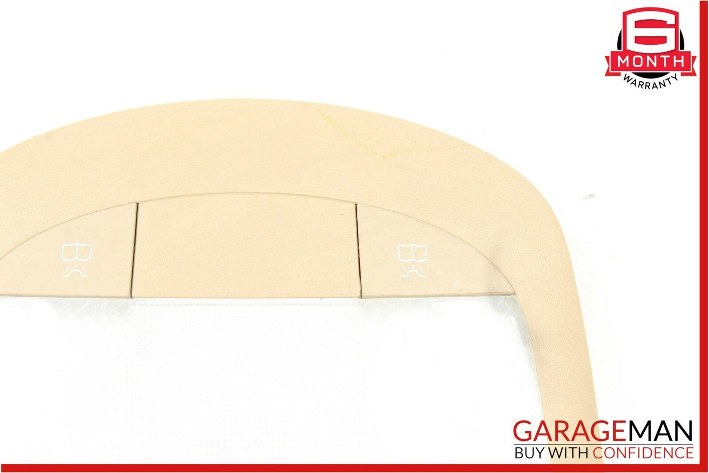 06-12 Mercedes GL450 R350 Rear Overhead Dome Light Lamp Parking Sensor Brown OEM