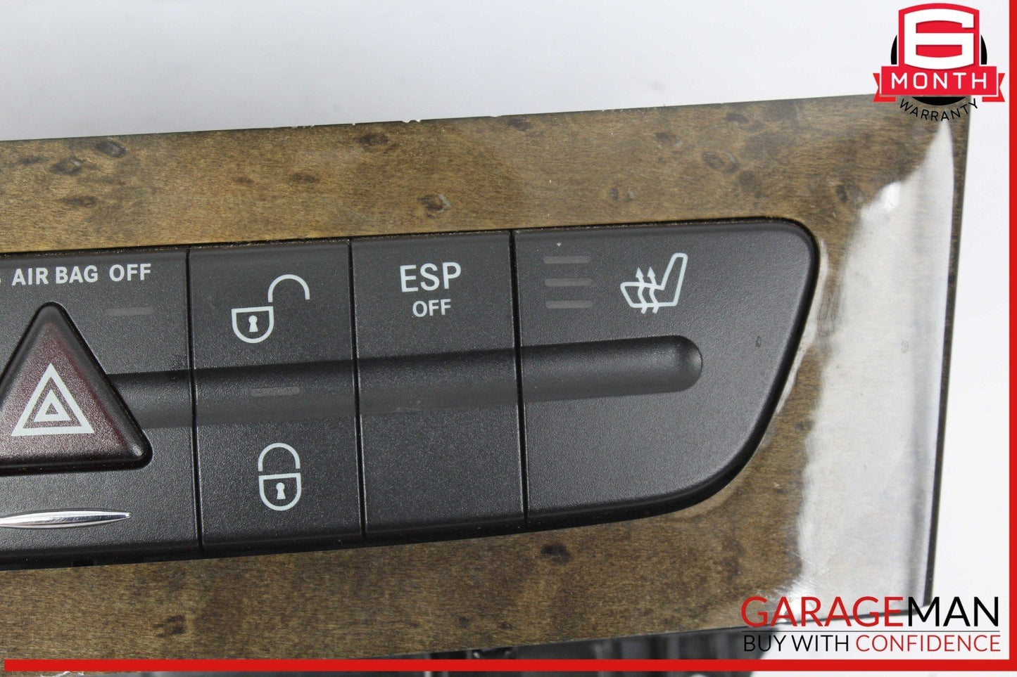 03-09 Mercedes W211 E350 CLS500 Hazard Switch Control Panel 2116800552 OEM