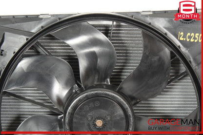 12-15 Mercedes W204 C250 Engine Motor Cooling Radiator A/C AC Condenser Assembly