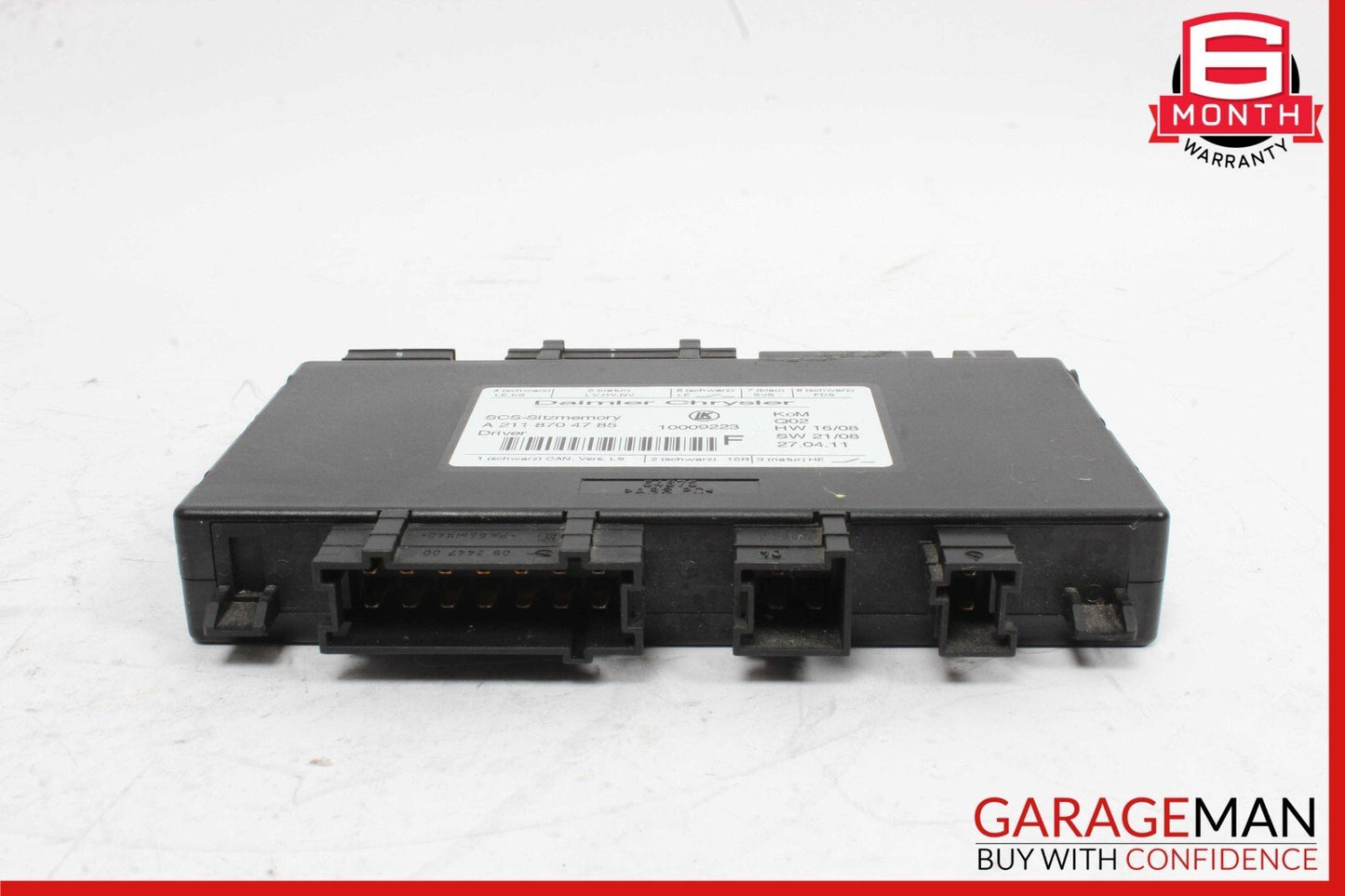 03-12 Mercedes ML500 GL350 E350 GL550 Front Left Side Seat Control Module Unit