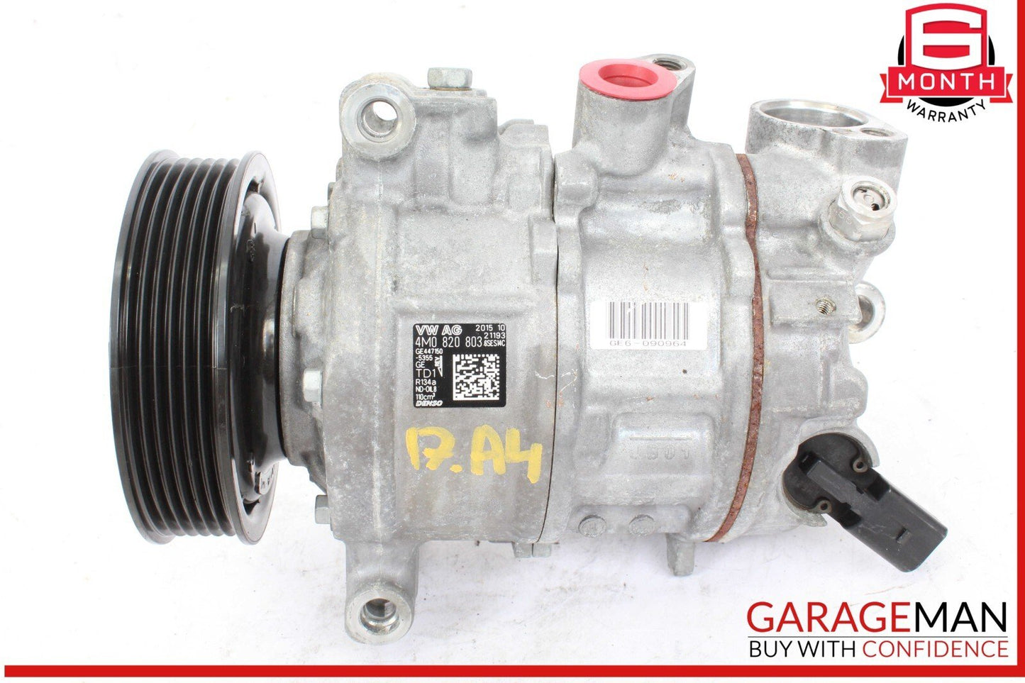 17-19 Audi A4 Q7 AC A/C Air Conditioning Compressor Denso 4M0820803 OEM